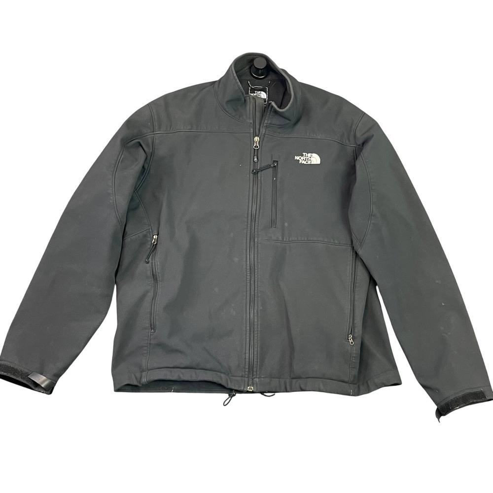 The North Face Apex Bionic Jacket Mens Large Black Softshell Windproof Gorpcore